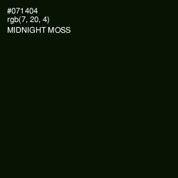 #071404 - Midnight Moss Color Image